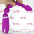 Sonda Anale vibrante con 6 sfere progressive in silicone viola 31,5 x 3,4 cm. - 2