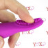 Vibratore lingua in silicone lilla con setole stimolanti ricaricabile USB 19,3 x 4,8 cm. - 3