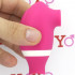 Succhia e lecca clitoride 2 in 1 in silicone rosa con lingua oscillante e funzione risucchio ricaricabile USB - 2