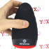 Masturbatore maschile a forma di bocca vibrante e riscaldante in silicone ricaricabile USB - 3