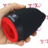 Masturbatore maschile a forma di bocca vibrante e riscaldante in silicone ricaricabile USB - 2
