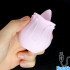 Stimola Vagina e Clitoride con Lingua in Silicone Ricaricabile con USB Rosa - 0
