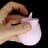 Stimola Vagina e Clitoride con Lingua in Silicone Ricaricabile con USB Rosa - 2