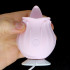 Stimola Vagina e Clitoride con Lingua in Silicone Ricaricabile con USB Rosa - 6