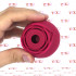 Redrose - Succhia Clitoride in Silicone a Forma di Rosa 5,8 x 6,2 cm. Rosso - 1