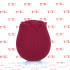 Redrose - Succhia Clitoride in Silicone a Forma di Rosa 5,8 x 6,2 cm. Rosso - 3