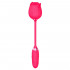 Succhia Clitoride e Vibratore con Spinta 2 in 1 in Silicone Fucsia Ricaricabile con USB - 1