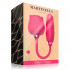 Succhia Clitoride e Vibratore con Spinta 2 in 1 in Silicone Fucsia Ricaricabile con USB - 5