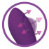 Vibratore G-Spot in Silicone Flessibile con Pulsazione 20,5 x 4 cm. Ricaricabile USB Viola - 6