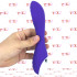 Vibratore G-Spot in Silicone Flessibile con Pulsazione 20,5 x 4 cm. Ricaricabile USB Viola - 4
