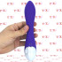 Vibratore G-Spot in Silicone Flessibile con Pulsazione 20,5 x 4 cm. Ricaricabile USB Viola - 3