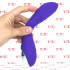 Vibratore G-Spot in Silicone Flessibile con Pulsazione 20,5 x 4 cm. Ricaricabile USB Viola - 1
