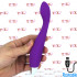 No. Ten - Vibratore G-Spot in Silicone 18 x 2,5 cm. Ricaricabile con USB Viola - 0