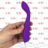 No. Ten - Vibratore G-Spot in Silicone 18 x 2,5 cm. Ricaricabile con USB Viola - 4