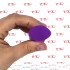 No. Ten - Vibratore G-Spot in Silicone 18 x 2,5 cm. Ricaricabile con USB Viola - 6