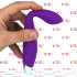 No. Ten - Vibratore G-Spot in Silicone 18 x 2,5 cm. Ricaricabile con USB Viola - 1