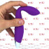 Omaggio No. Ten - Vibratore G-Spot in Silicone 18 x 2,5 cm. Ricaricabile con USB Viola - 1