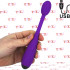 No. Twelve - Vibratore Punto G in Silicone Flessibile 19,5 x 2,9 cm. Viola Ricaricabile USB - 0