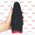 Masturbatore Maschile Vibrante e Riscaldante in Silicone Ricaricabile USB Nero e Rosso - 3