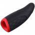 Masturbatore Maschile Vibrante e Riscaldante in Silicone Ricaricabile USB Nero e Rosso - 1