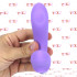 No. Sixteen - Vibratore Doppio Pulsante in Silicone 12,4 x 3,3 e 8,7 x 3,7 cm. Ricaricabile USB Lilla - 1