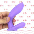 No. Sixteen - Vibratore Doppio Pulsante in Silicone 12,4 x 3,3 e 8,7 x 3,7 cm. Ricaricabile USB Lilla - 2