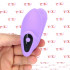 No. Sixteen - Vibratore Doppio Pulsante in Silicone 12,4 x 3,3 e 8,7 x 3,7 cm. Ricaricabile USB Lilla - 6
