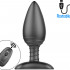 Cuneo Anale Vibrante in Silicone  12 x 4 cm. Telecomandato Ricaricabile USB - 0