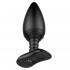 Cuneo Anale Vibrante in Silicone  12 x 4 cm. Telecomandato Ricaricabile USB - 1