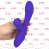 Vibratore Rabbit in Silicone con Risucchio ed Effetto Oscillante 20,5 x 4 cm. Ricaricabile USB Viola - 2