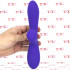 Vibratore Rabbit in Silicone con Risucchio ed Effetto Oscillante 20,5 x 4 cm. Ricaricabile USB Viola - 4