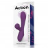 Vibratore Rabbit in Silicone con Risucchio ed Effetto Oscillante 20,5 x 4 cm. Ricaricabile USB Viola - 10