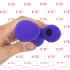 Vibratore Rabbit in Silicone con Risucchio ed Effetto Oscillante 20,5 x 4 cm. Ricaricabile USB Viola - 7