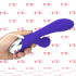 Vibratore Rabbit in Silicone con Risucchio ed Effetto Oscillante 20,5 x 4 cm. Ricaricabile USB Viola - 9