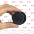 Menhir - Cuneo Anale Sagomato 12 x 4,5 cm. in Silicone Nero - 3