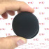 Sparkly L - Cuneo Anale con Gemma Bianca 9,5 x 4,5 cm. in Silicone Nero - 2