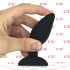 Dolmen M - Cuneo Anale Liscio 10,5 x 3 cm. in Silicone Nero - 2