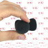 Dolmen M - Cuneo Anale Liscio 10,5 x 3 cm. in Silicone Nero - 3