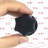 Rifter L - Cuneo Anale con Rilievi Verticali 9 x 4,5 cm. in Silicone Nero - 2