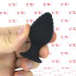 Steps S - Cuneo Anale con Punta Progressiva 6 x 3 cm. in Silicone Nero - 0
