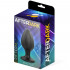 Rifter M - Cuneo Anale con Rilievi Verticali 7,2 x 3,5 cm. in Silicone Nero - 3