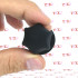 Rifter S - Cuneo Anale con Rilievi Verticali 6 x 3 cm. in Silicone Nero - 2