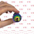 Space Journey S - Cuneo Anale in Metallo con Gemma Multicolore 7 x 2,7 cm. Multicolor - 2