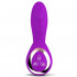 Vibratore rabbit in puro silicone con lecca clitoride e pulsazioni ricaricabile Viola - 2