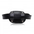 Ball gag nera a forma di fallo 10 x 3,5 cm. con lucchetto - 2