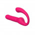 Strap-On Senza Lacci con Spinta, Pulsazione e Vibrazione in Silicone Rosa  - 2
