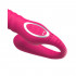 Strap-On Senza Lacci con Spinta, Pulsazione e Vibrazione in Silicone Rosa Ricaricabile USB - 3