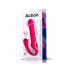 Strap-On Senza Lacci con Spinta, Pulsazione e Vibrazione in Silicone Rosa  - 6