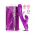 Vibratore Rabbit con Lingua Oscillante Interna Viola Ricaricabile USB - 4