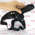 StrapOn per donna e imbracatura elastica nero 19 x 3,5 cm. - 1